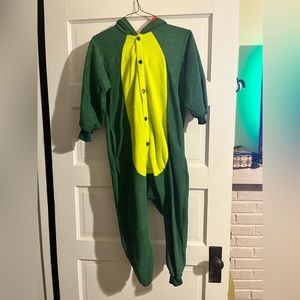 Dinosaur fleece costume